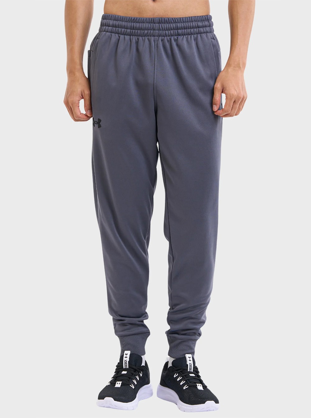 Брюки мужские Under Armour UA Armour Fleece Joggers серые 1373362-025 изображение 2
