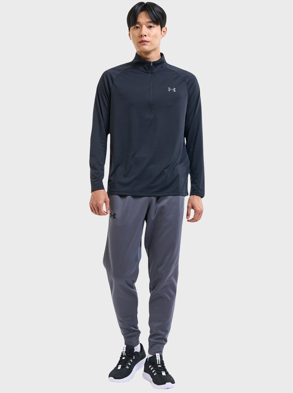 Брюки мужские Under Armour UA Armour Fleece Joggers серые 1373362-025 изображение 9