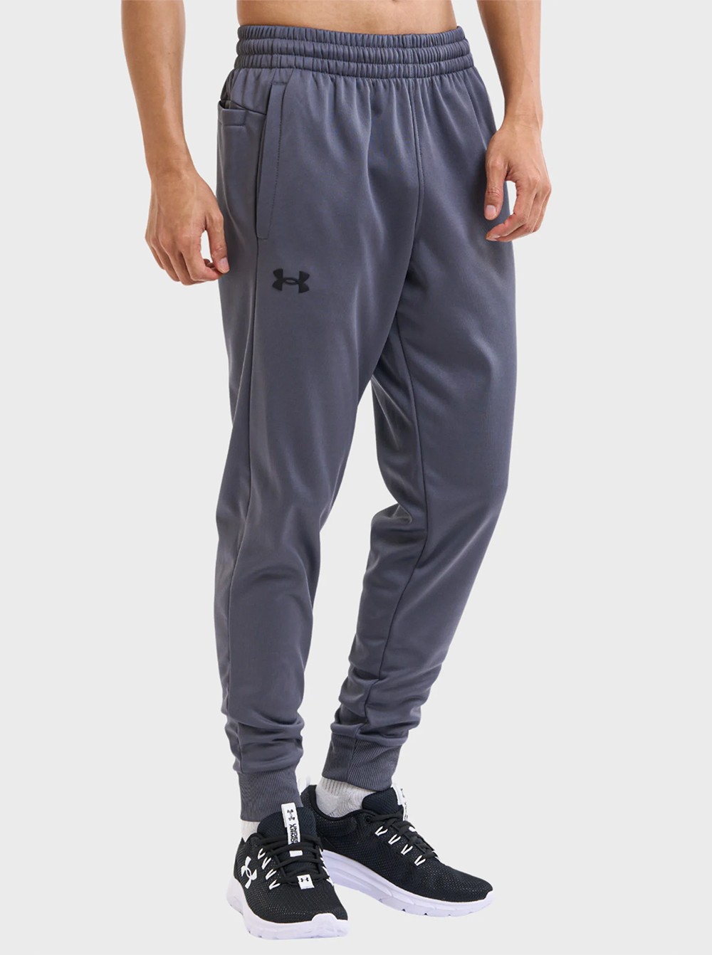 Брюки мужские Under Armour UA Armour Fleece Joggers серые 1373362-025 изображение 10