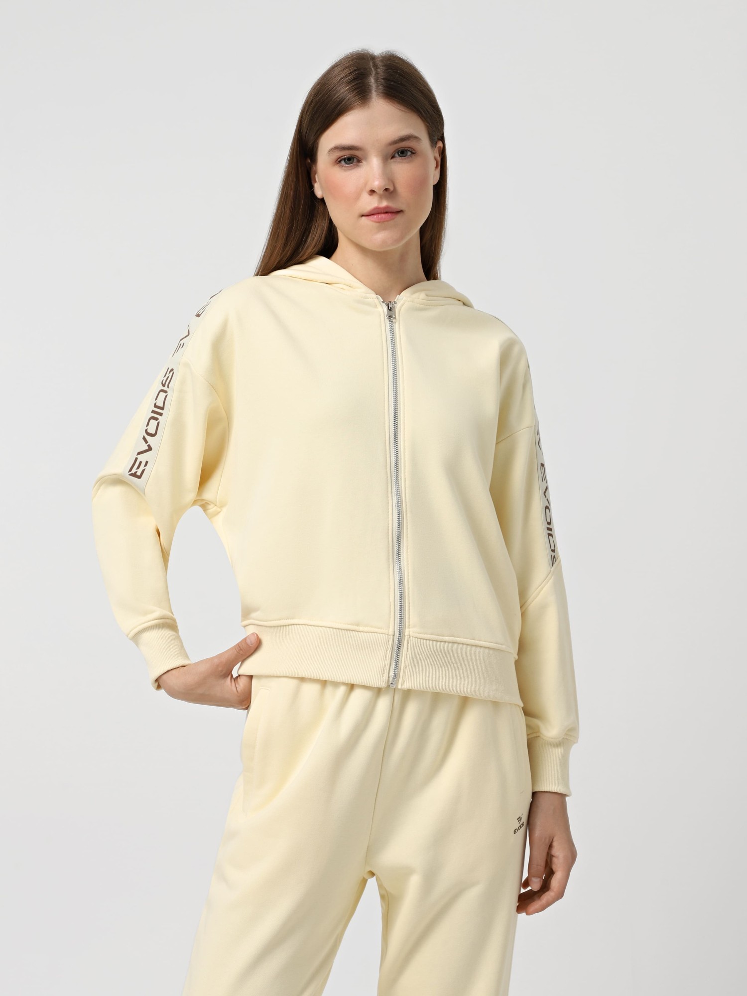 Толстовка женская Evoids Quintonilа бежевая 552444-125 изображение 2