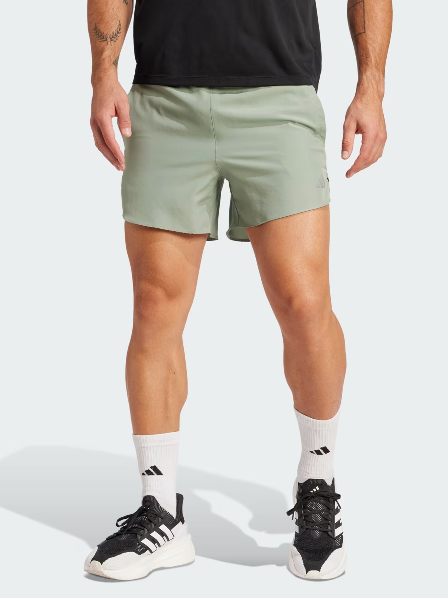 Шорты мужские Adidas RUN IT SHORT зеленые JD2327 изображение 2