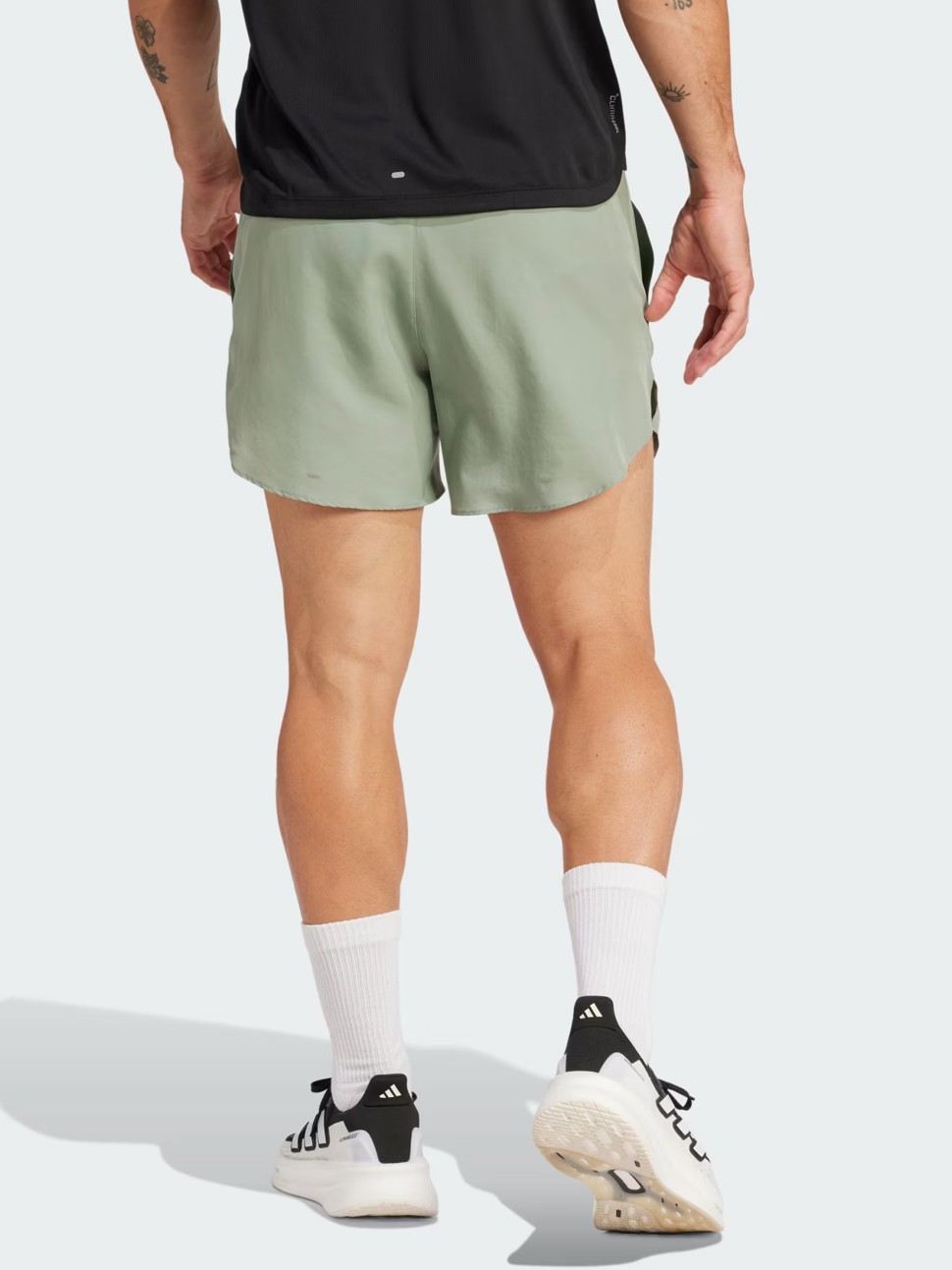 Шорти чоловічі Adidas RUN IT SHORT зелені JD2327 — фото 3