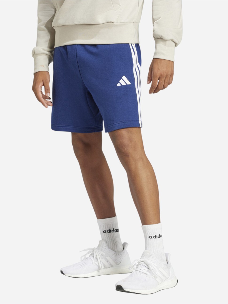 Шорти чоловічі Adidas M 3S FT SHO сині JE6417 — фото 2
