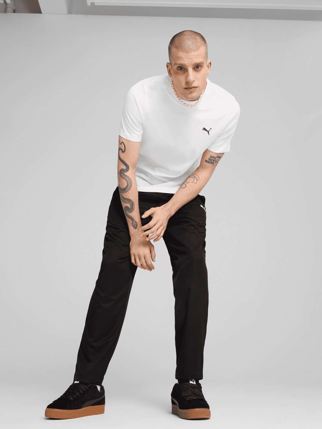 Футболка мужская Puma ESS Small Logo Tee белая 68253802 изображение 6