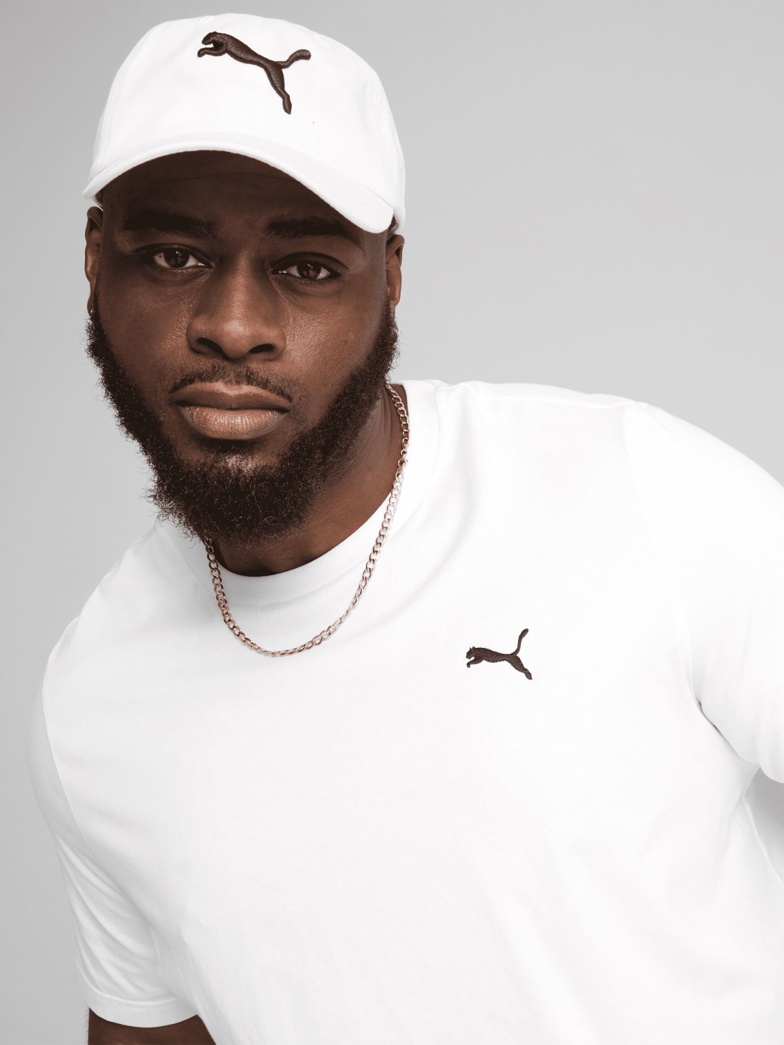 Футболка мужская Puma ESS Small Logo Tee белая 68253802 изображение 8