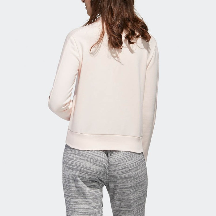 Толстовка женская Adidas W E Comf Mc Swt розовая GD2586 изображение 5