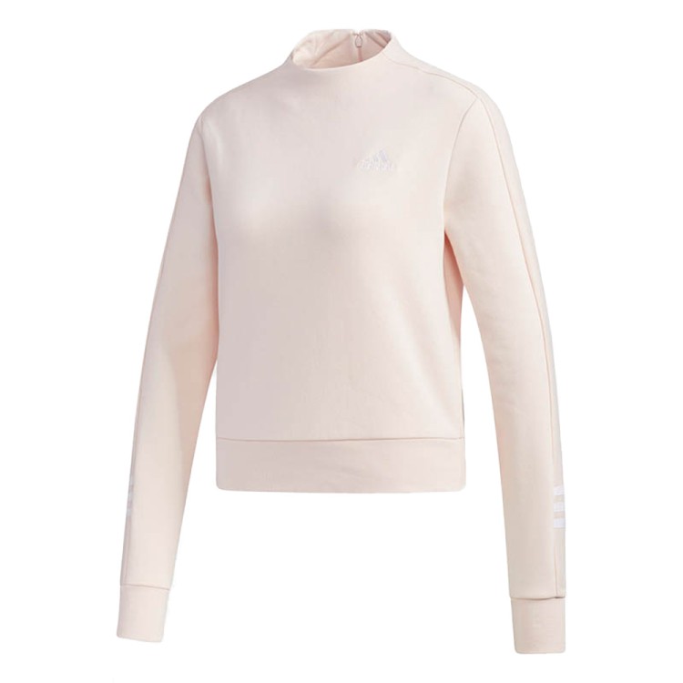 Толстовка женская Adidas W E Comf Mc Swt розовая GD2586 изображение 8