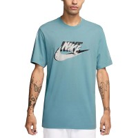 Футболка мужская Nike M NSW TEE 12MO FUTURA SP25 голубая HJ0559-464 изображение 1