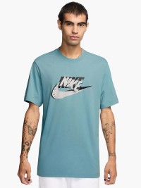 Футболка мужская Nike M NSW TEE 12MO FUTURA SP25 голубая HJ0559-464 изображение 2