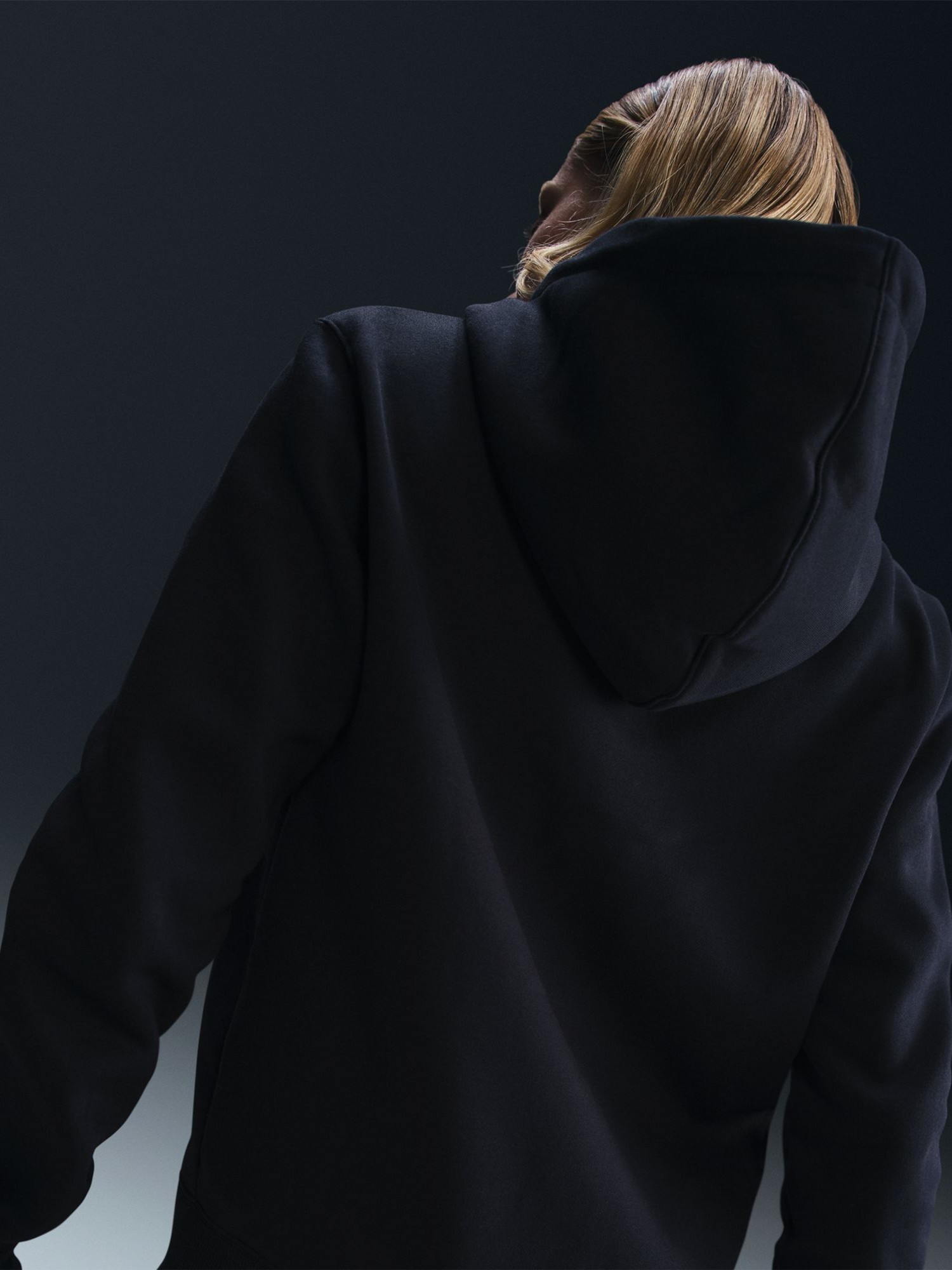 Толстовка женская Nike W NSW PHNX FLC STD FZ HDY черная HJ0995-010 изображение 3