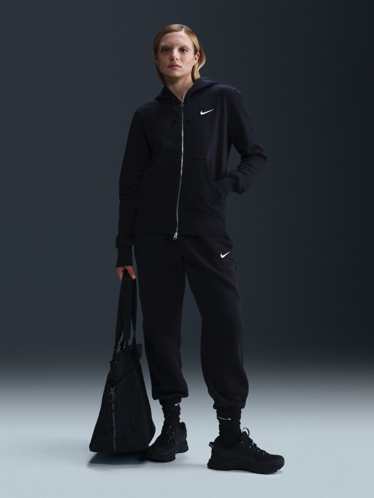 Толстовка жіноча Nike W NSW PHNX FLC STD FZ HDY чорна HJ0995-010 изображение 5