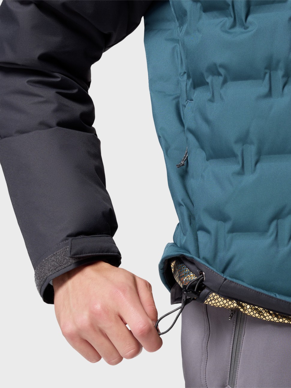 Куртка чоловіча Columbia Grand Trek™ III Down Hooded Jacket бірюзова 2086111-429 — фото 9