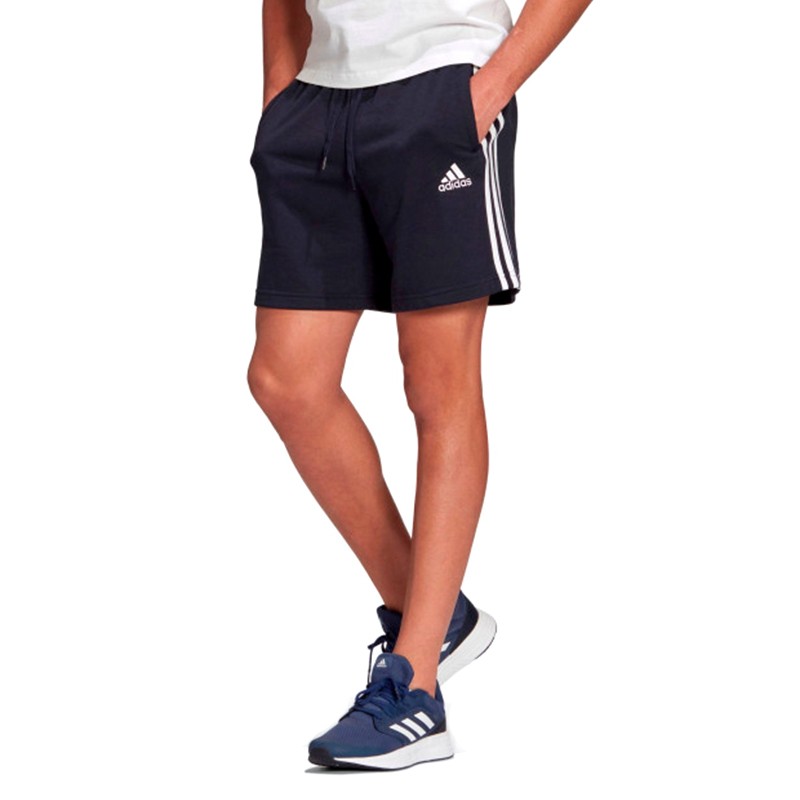 Шорти чоловічі Adidas M 3S Ft Sho темно-сині GK9598  — фото 2