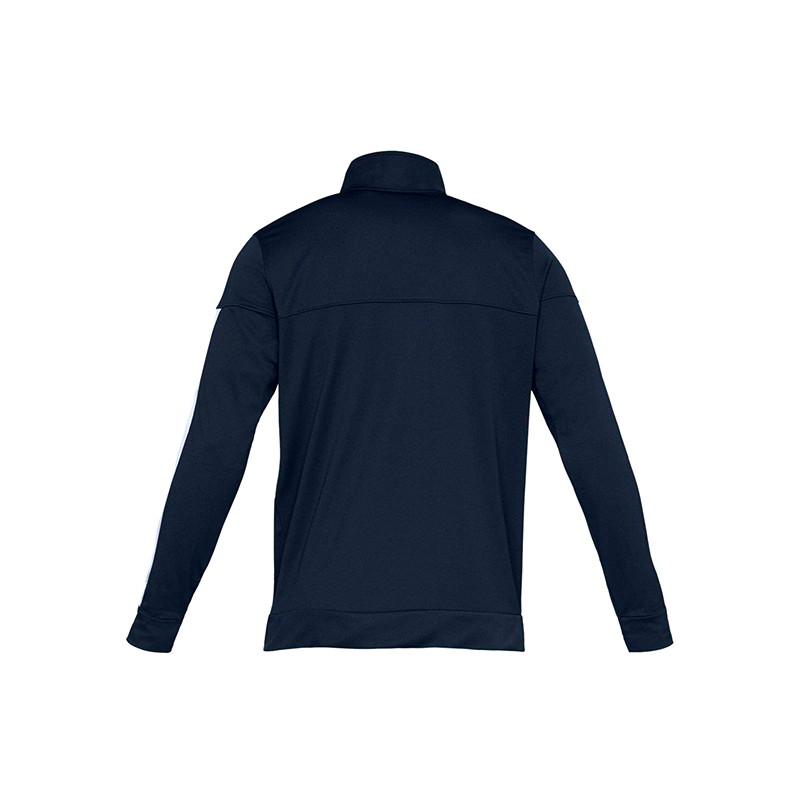 Толстовка мужская Under Armour Ua Sportstyle Pique Trck Jkt синяя 1313204-409 — фото 2