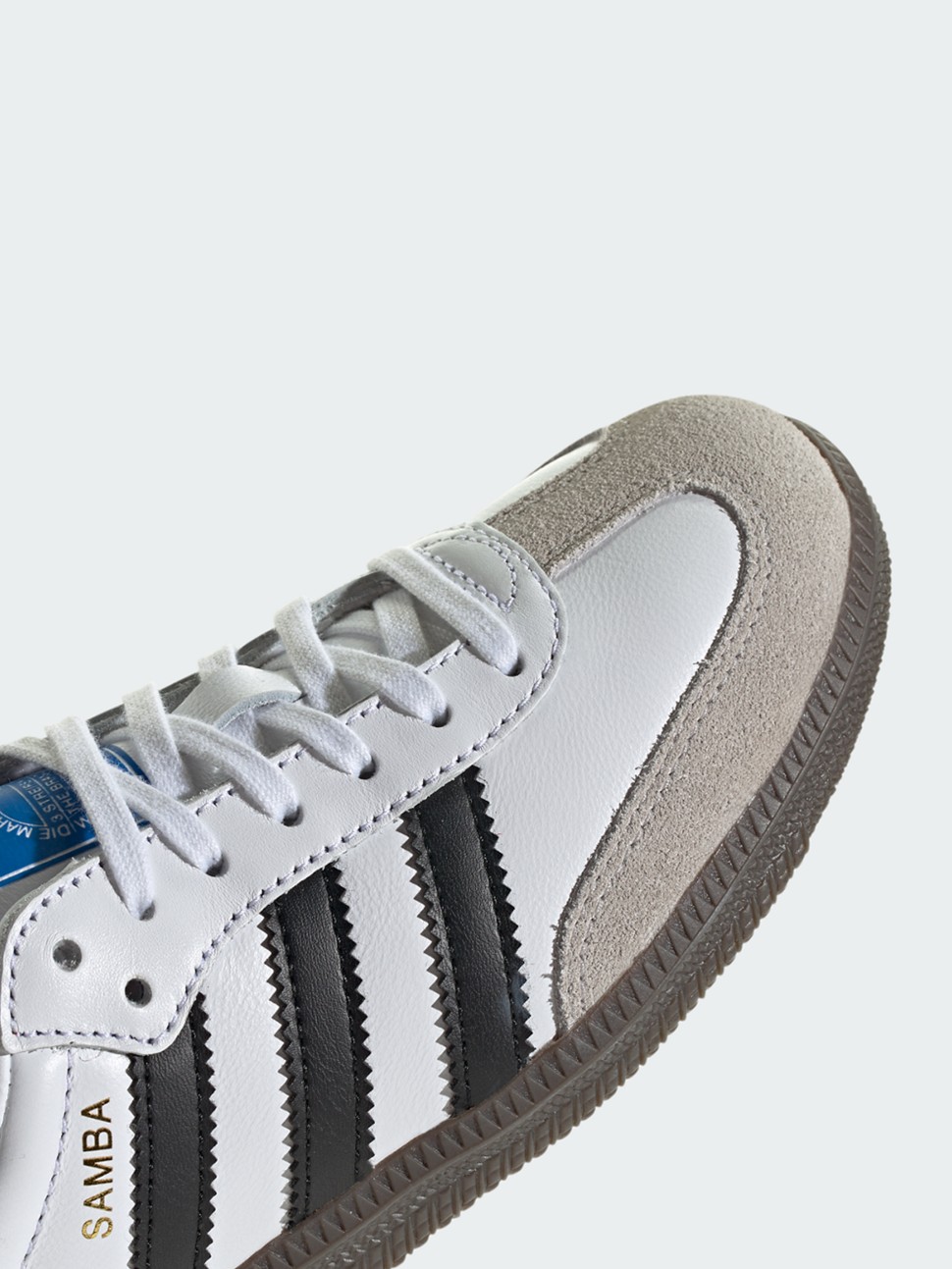 Кросівки жіночі Adidas SAMBA OG J білі IE3675 — фото 7
