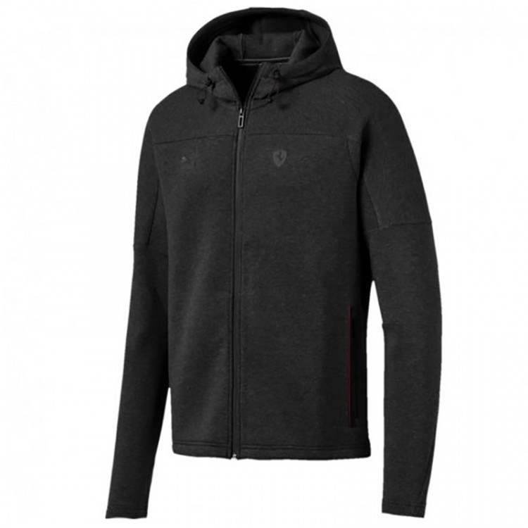 Толстовка мужская Puma Ferrari Hooded Sweat Jacket серая 59540203 изображение 1