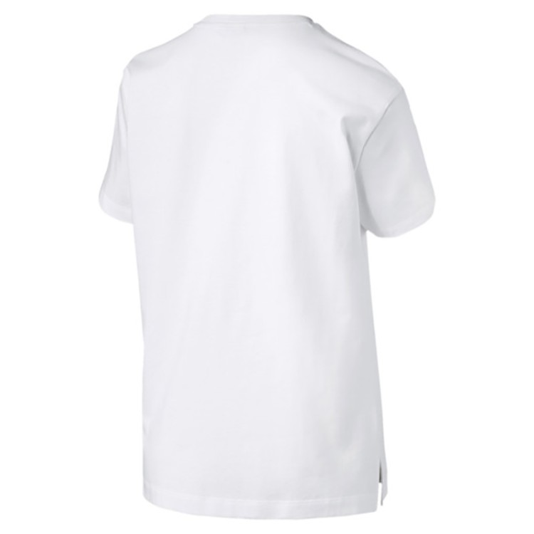 Футболка женская Puma CLASSICS LOGO белая 57791462 изображение 2