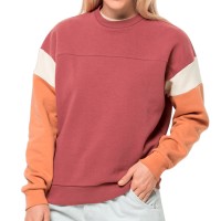 Толстовка жіноча Jack Wolfskin 365 Crew M рожева 1709841-2442 изображение 1