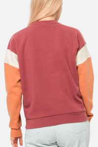 Толстовка жіноча Jack Wolfskin 365 Crew M рожева 1709841-2442 изображение 3