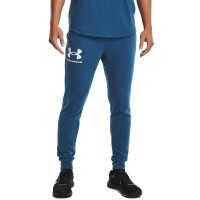 Чоловічі штани Under Armour Ua Rival Terry Jogger сині 1361642-459 изображение 1