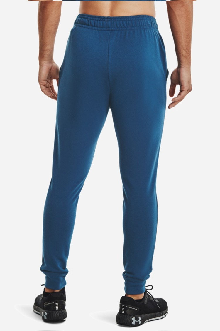Чоловічі штани Under Armour Ua Rival Terry Jogger сині 1361642-459 изображение 3
