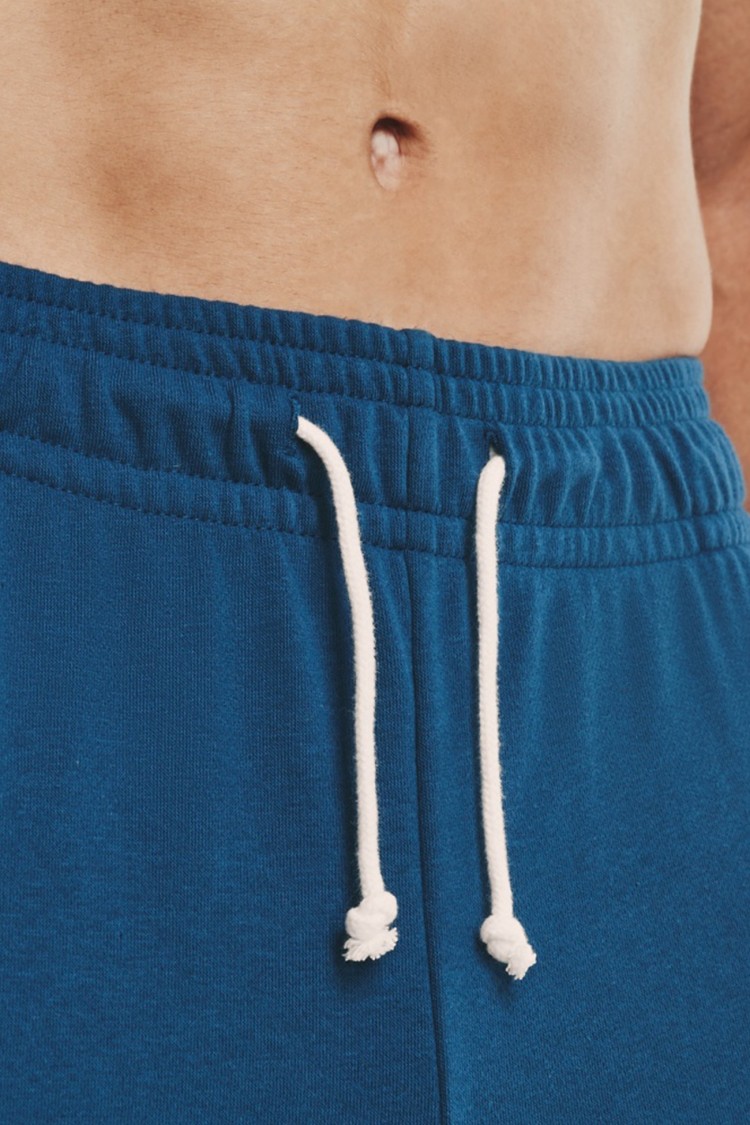 Чоловічі штани Under Armour Ua Rival Terry Jogger сині 1361642-459 изображение 5
