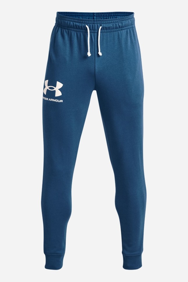 Чоловічі штани Under Armour Ua Rival Terry Jogger сині 1361642-459 изображение 6