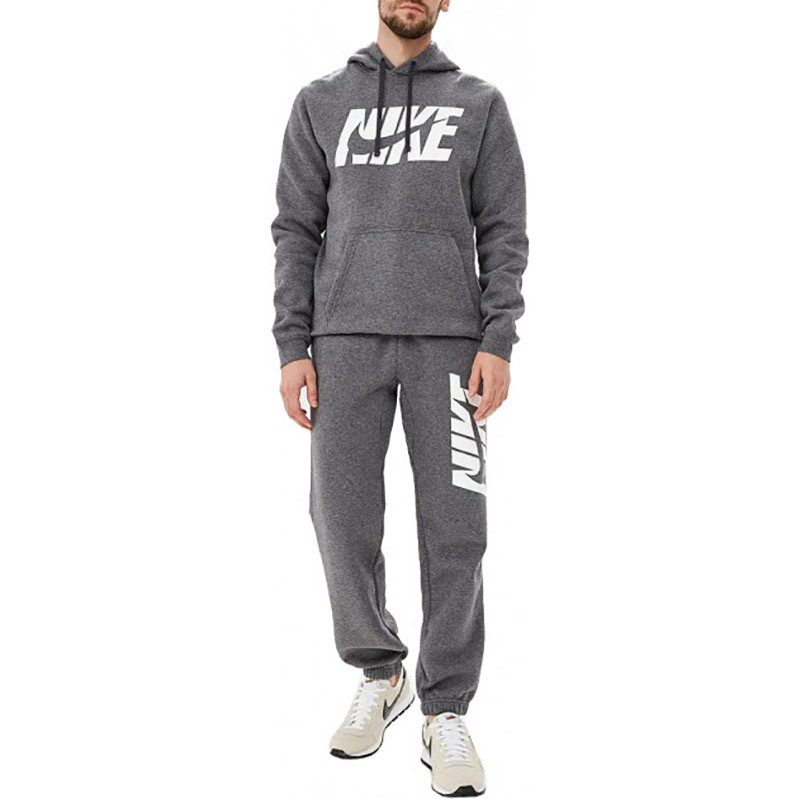 Костюм мужской Nike Nsw Track Suit Fleece Gx серый AR1341-071 изображение 2