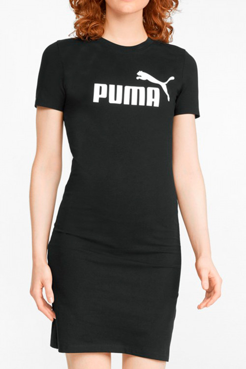 Платье женское Puma Ess Slim Tee Dress черное 84834901