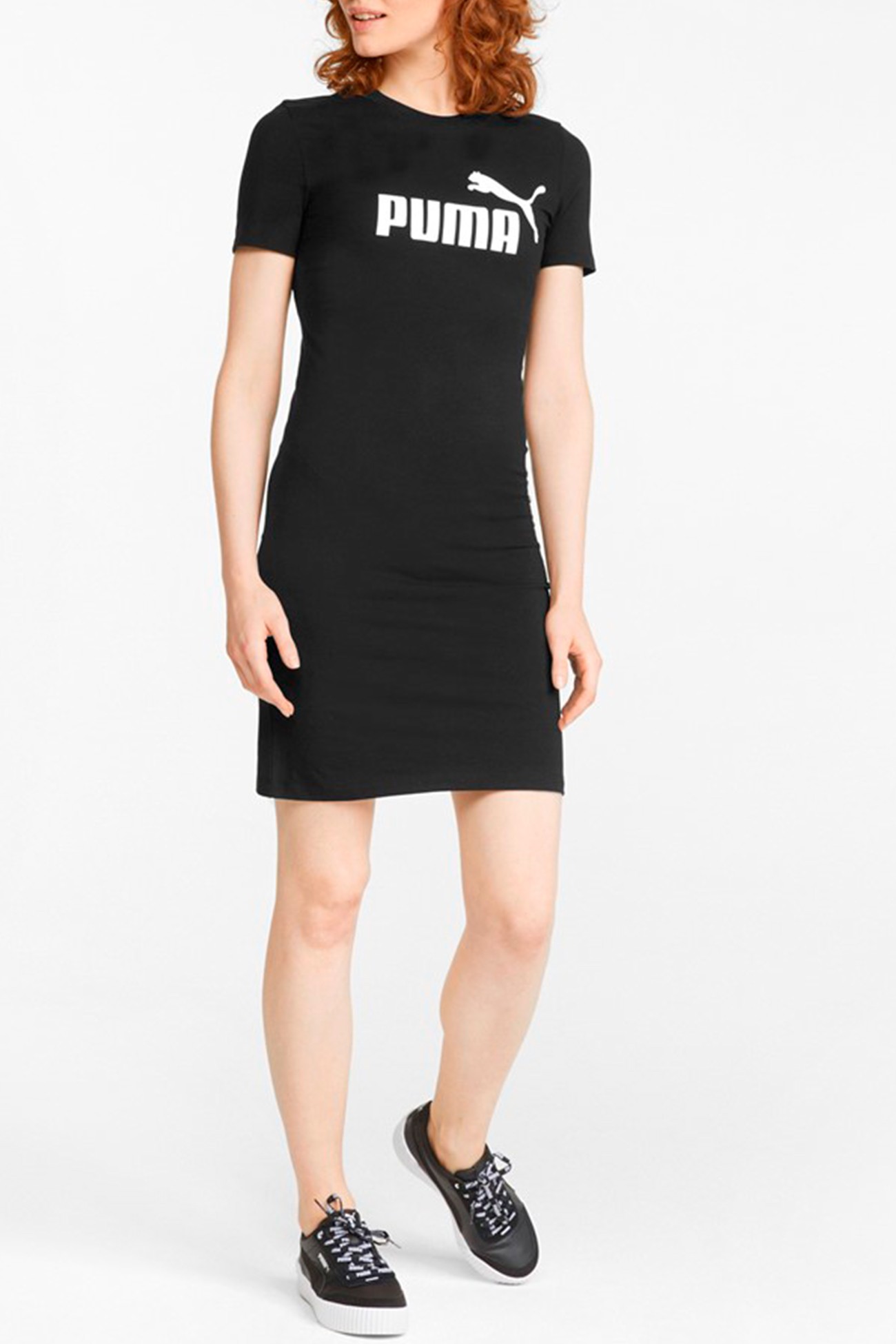 Сукня жіноча Puma Ess Slim Tee Dress чорна 84834901 изображение 4