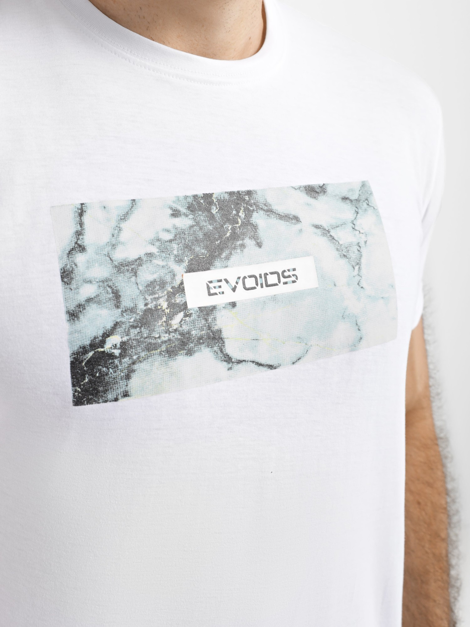 Футболка чоловіча Evoids Lesoto біла 742200-100 изображение 4