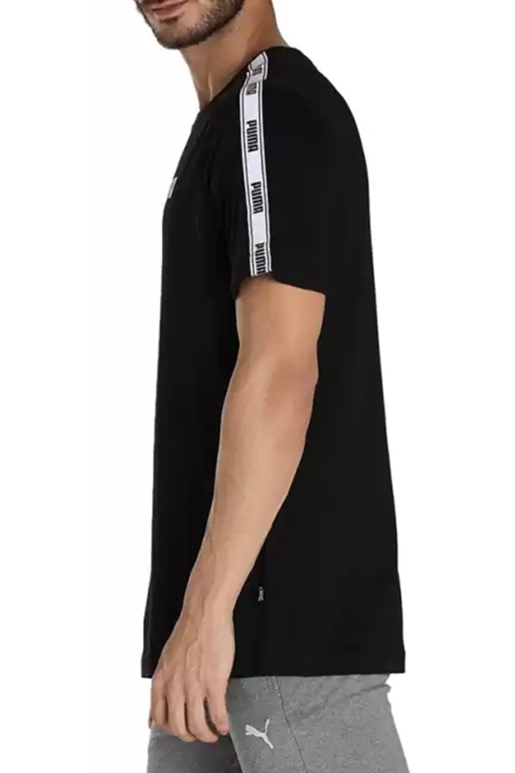 Футболка мужская Puma Tape Tee M черная 84726201 изображение 3