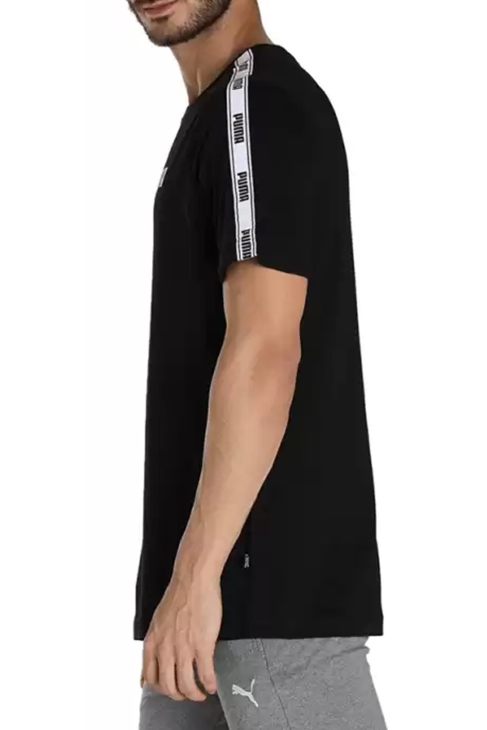 Футболка чоловіча Puma Tape Tee M чорна 84726201 — фото 3 — Sport City Футболка чоловіча Puma Tape Tee M чорна 84726201 — фото 3