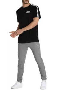 Футболка мужская Puma Tape Tee M черная 84726201 изображение 5