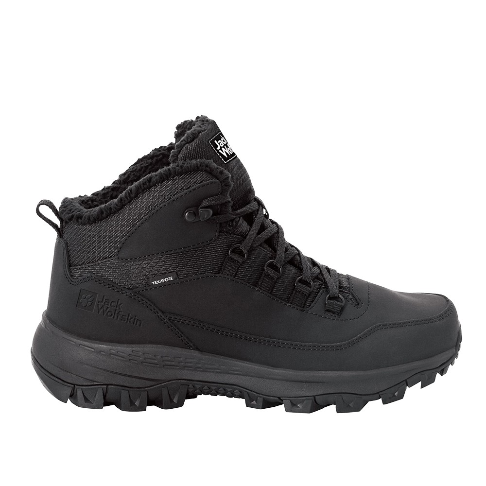 Ботинки мужские Jack Wolfskin EVERQUEST TEXAPORE MID M черные 4053611-6000