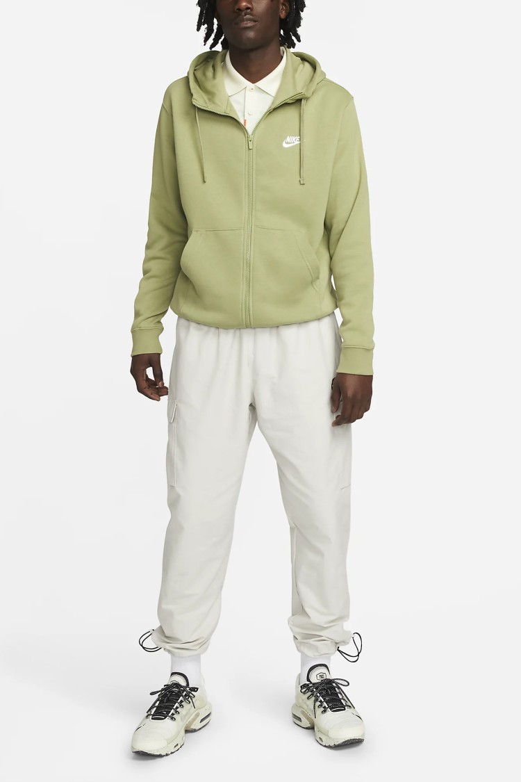 Толстовка чоловіча  Nike M Nsw Club Hoodie Fz Bb хакі BV2645-334 изображение 2