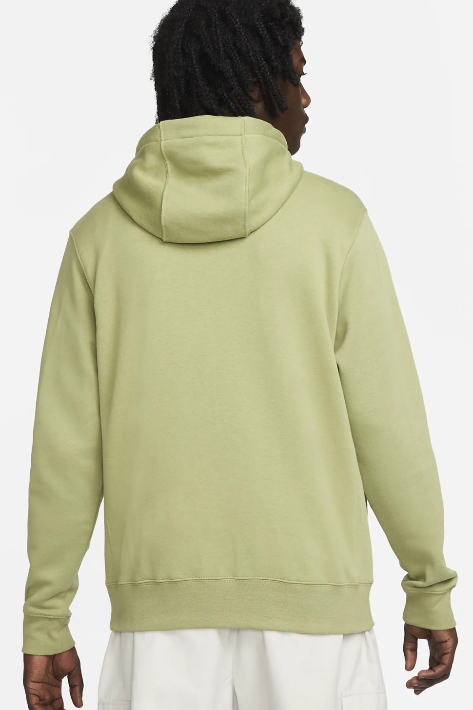 Толстовка чоловіча Nike M Nsw Club Hoodie Fz Bb хакі BV2645-334 — фото 3