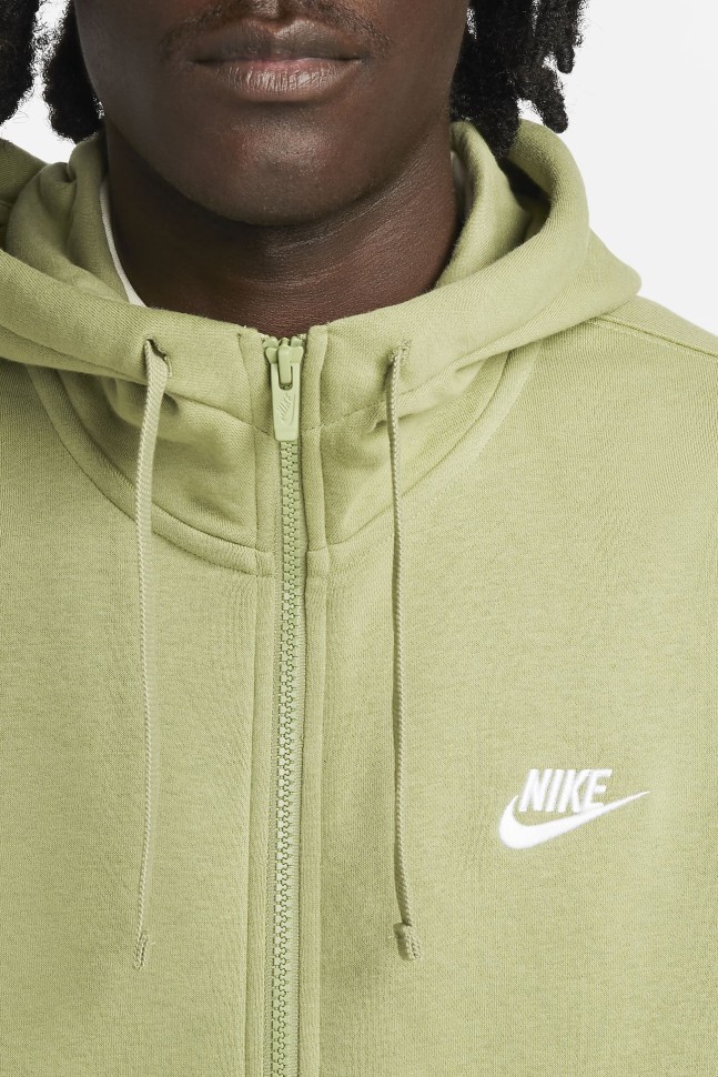 Толстовка чоловіча  Nike M Nsw Club Hoodie Fz Bb хакі BV2645-334 изображение 5