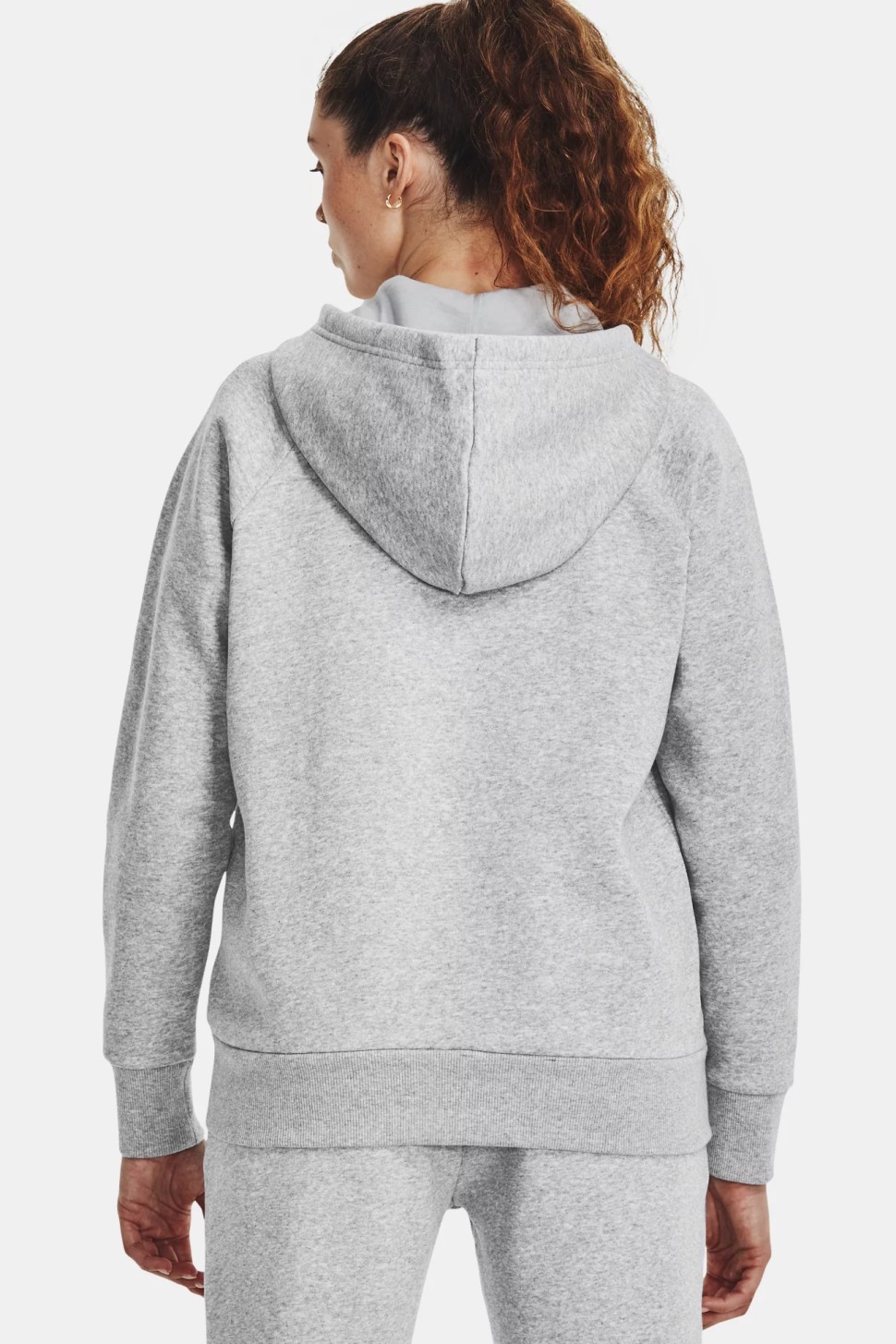 Толстовка жіноча Under Armour UA Rival Fleece FZ Hoodie сіра 1379497-012 — фото 3