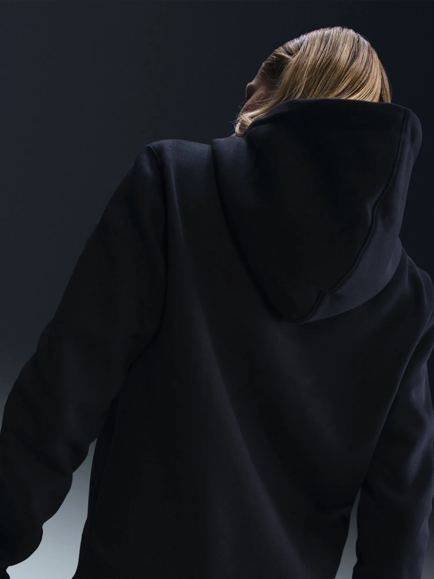Толстовка жіноча Nike W NSW PHNX FLC STD FZ HDY чорна HJ0995-010