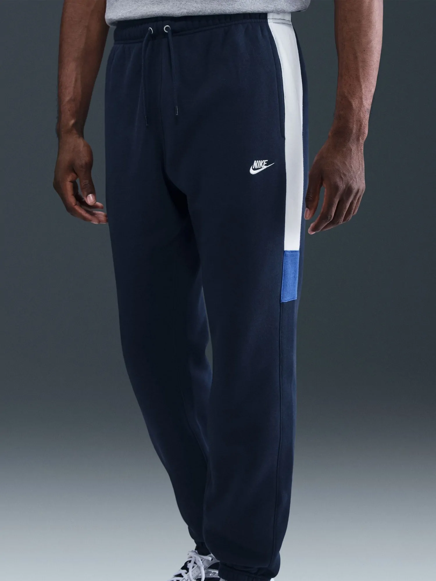Костюм мужской Nike M NK CLUB FLEECE HDED TRACK GX темно-синий