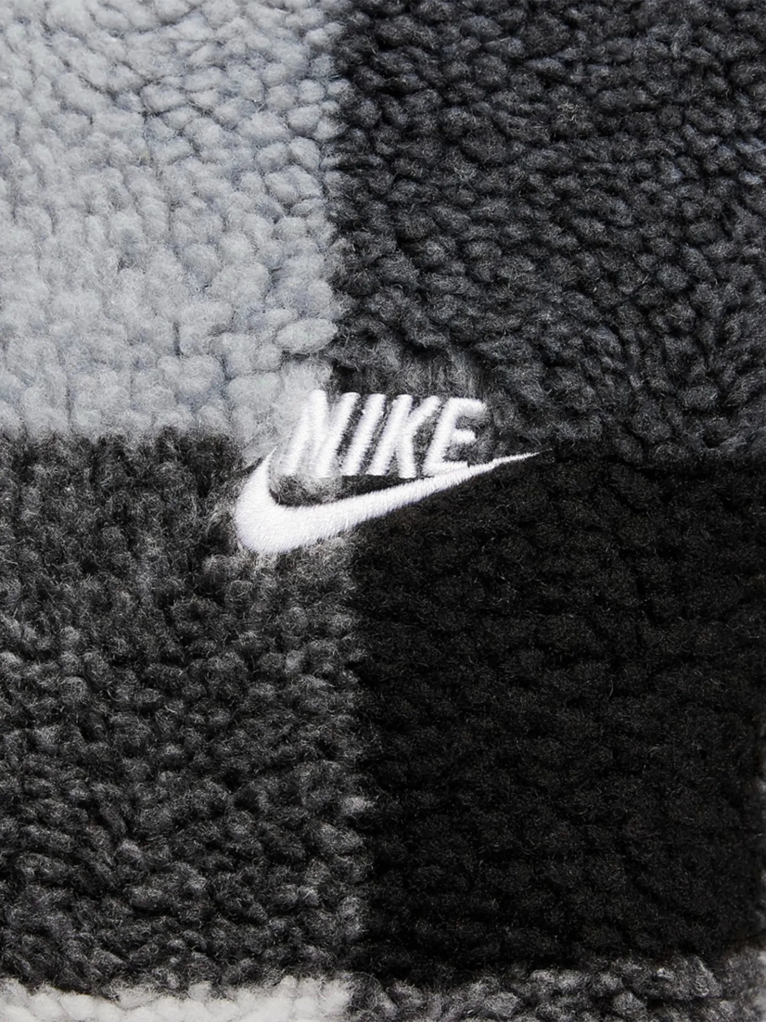 Толстовка мужская Nike M NK CLUB SSNL WNTRZD AOP HZ серая FZ0896