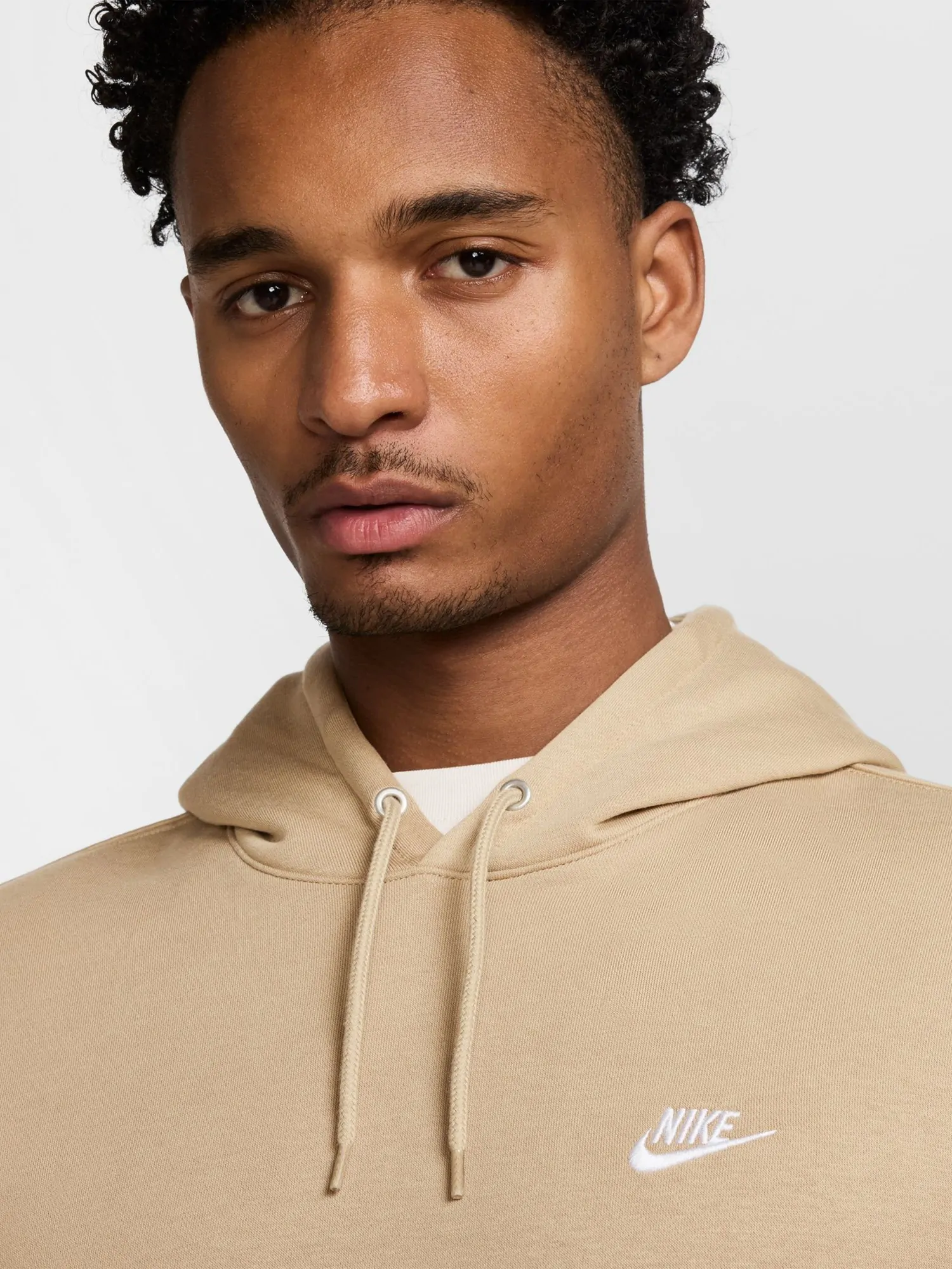 Толстовка чоловіча Nike M NK CLUB BB PO HOODIE пісочна FN3859-297