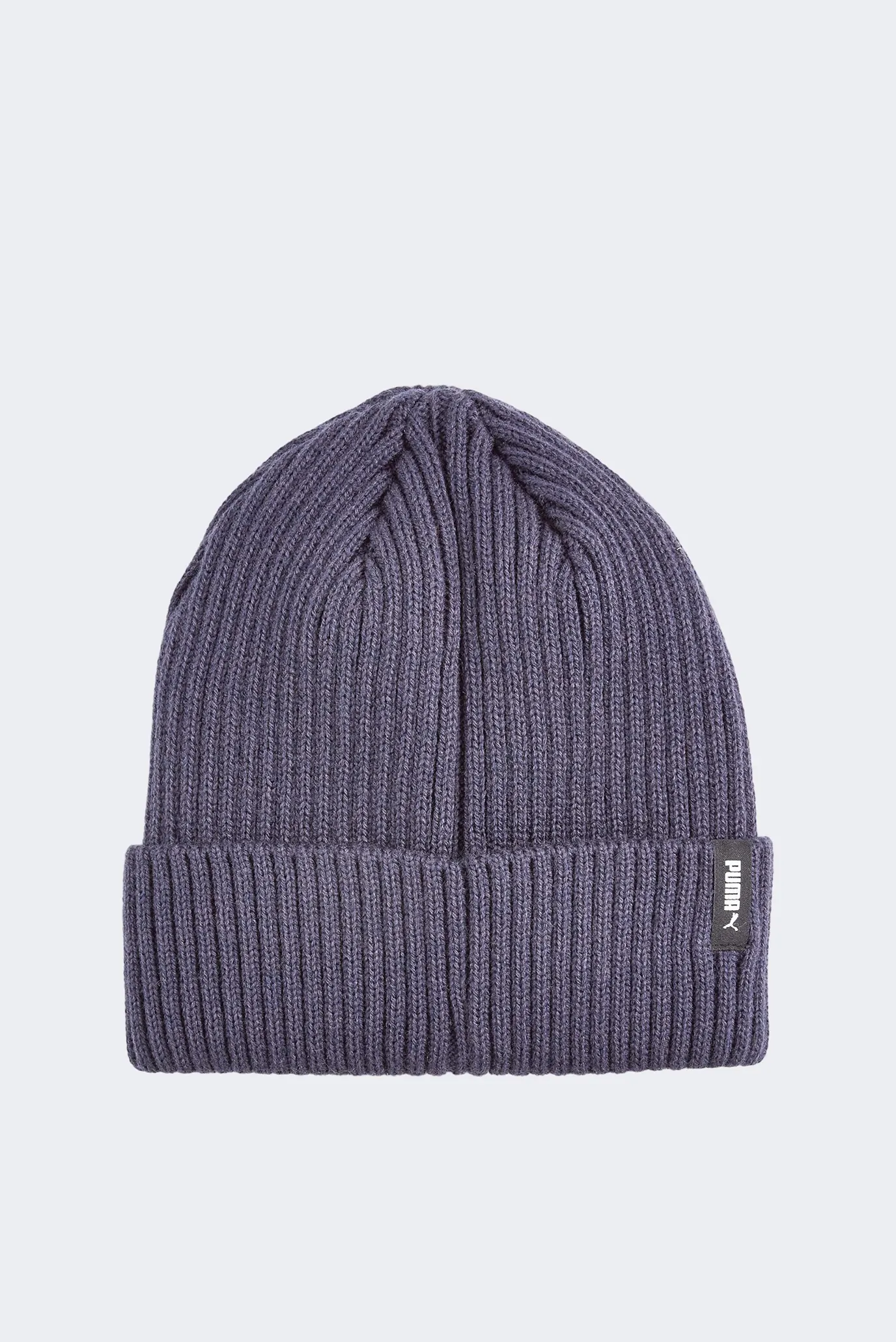 Шапка Puma Classic Cuff Beanie синяя 02482602 купить в интернет