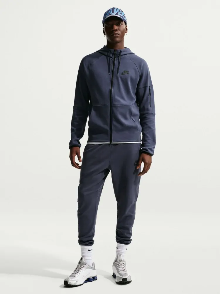 Nike ネイビー フルジップパーカー XL Толстовка мужская Nike M NSW TE FZ FLC HOODIE синяя DD5284-437