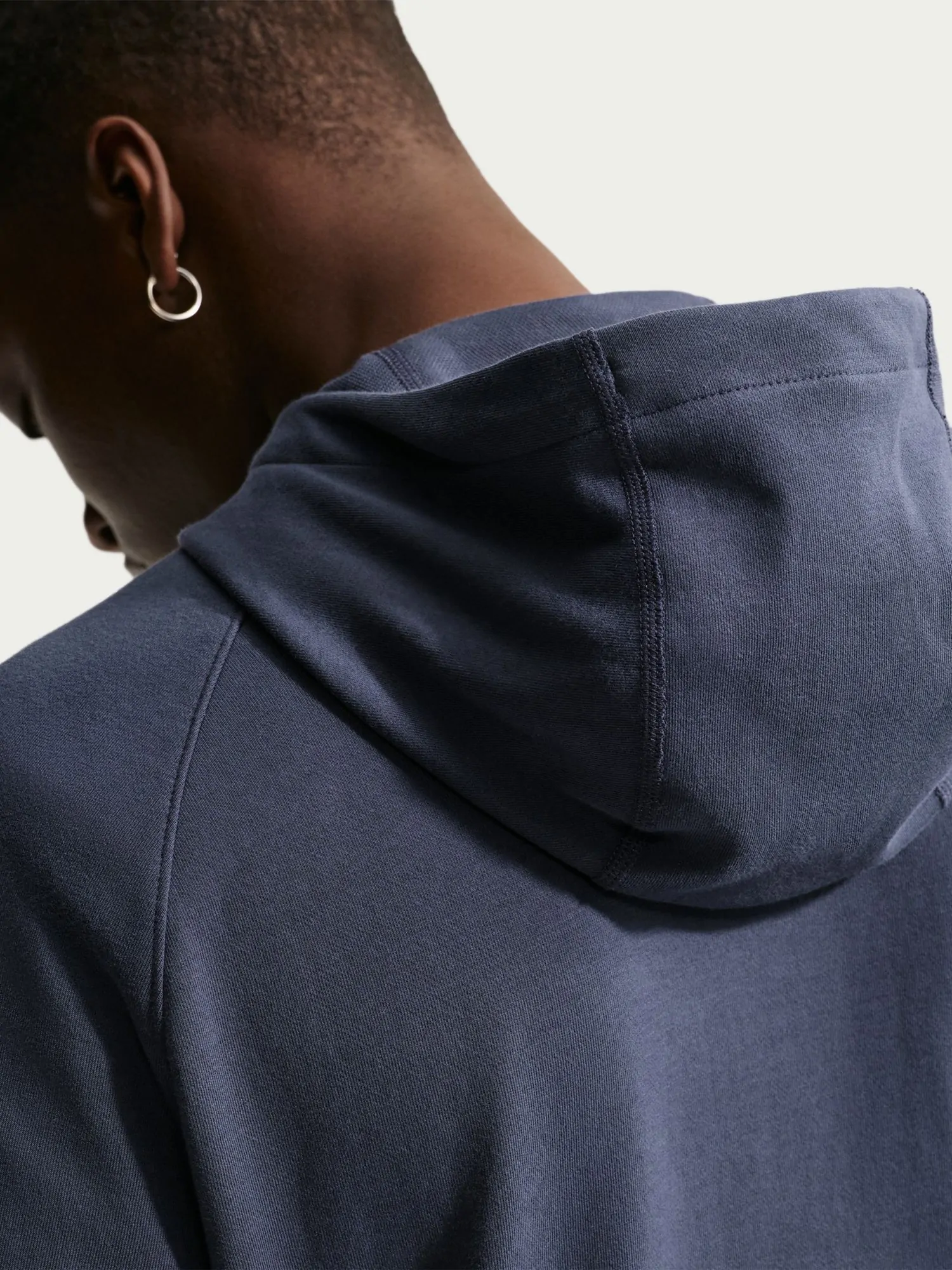 Толстовка чоловіча Nike M NSW TE FZ FLC HOODIE синя DD5284-437