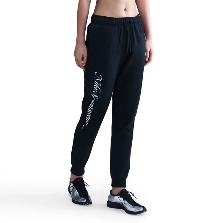 Брюки женские Nike W NSW CLUB FLC GX STD PANT черные HV2346-010