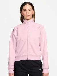 Толстовка женская Nike W NSW NK WR POLY KNIT JKT розовая HJ0975