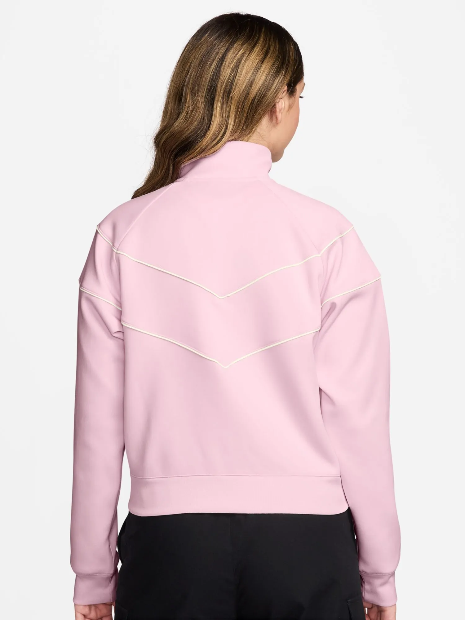 Толстовка женская Nike W NSW NK WR POLY KNIT JKT розовая HJ0975