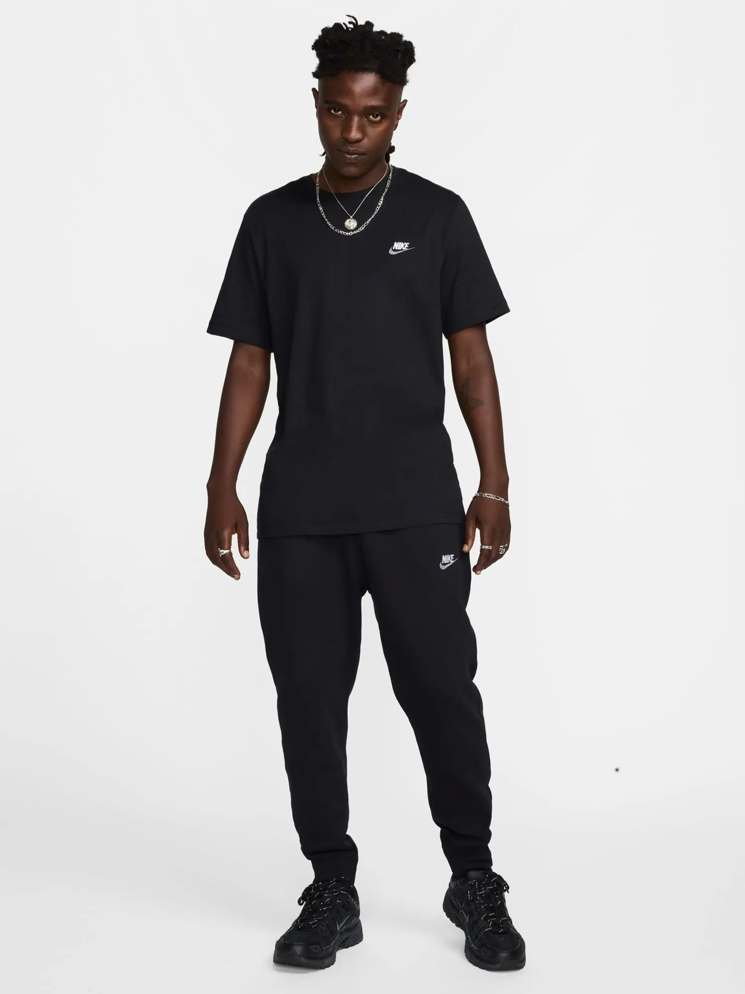 Футболка чоловіча Nike M NSW CLUB DT TEE чорна FD1184-013 купити в